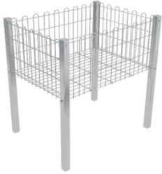 Промоционален Кош с Крака 60*80 Хром/Никел