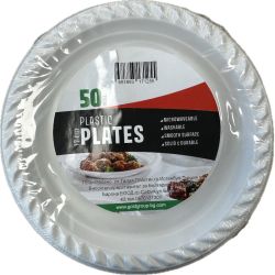 Чиния PP кръгла, 17см, 50 броя