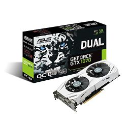 Реновирана видео карта ASUS Dual GTX 1070 8GB OC