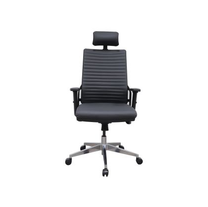 Директорски стол RFG Trento 78 HB, екокожа, Synchronous механизъм, до 120 kg, черен