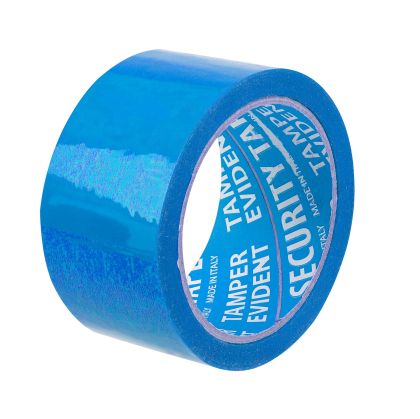 Office 1 Секретна лента за сигурност, самозалепваща се, 38 mm x 50 m, синя