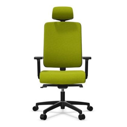 Ергономичен стол Rim Flexi FX1114, ST1 механизъм, до 120 kg, зелен