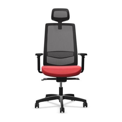 Ергономичен стол Rim Victory VI 1401, ST2 механизъм, до 120 kg, червен