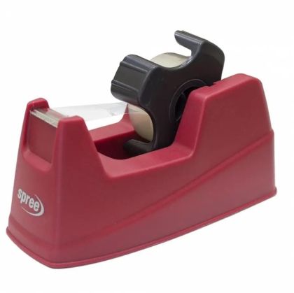 Тиксодържач Spree Eye за тиксо 25mm х 66m, Червен