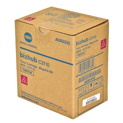 Оригинална тонер касета Minolta TNP51M, C3110, 5000 страници/5%, Magenta