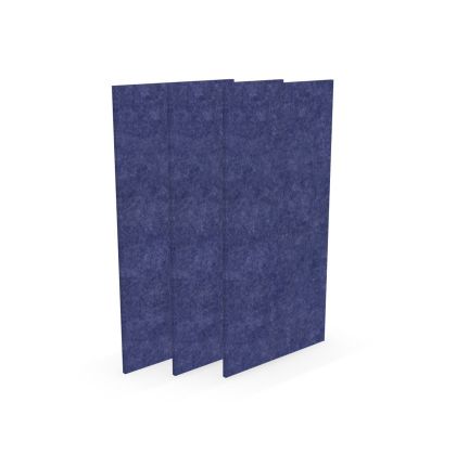 Акустично пано Narbutas Pet, правоъгълник, 200 х 400 х 9 mm, PET филц, 3 броя, синьо