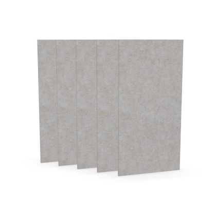 Акустично пано Narbutas Pet, правоъгълник, 200 х 400 х 9 mm, PET филц, 5 броя, светлобежово