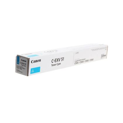 Оригинална тонер касета Canon C-EXV 51 IR, ADV55xx, 60000 страници/5%, Cyan