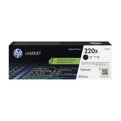 Оригинална тонер касета HP 220X, W2200X, LJ PRO 4202/4302, 7500 страници/5%, Black