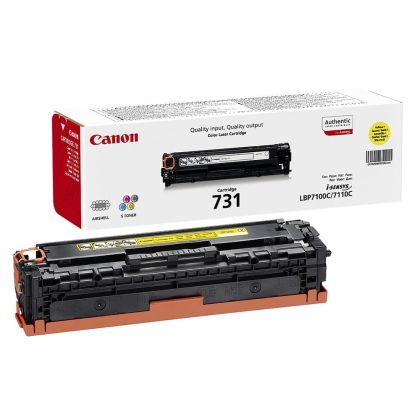 Оригинална тонер касета Canon CRG-731, 1500 страници/5%, Yellow