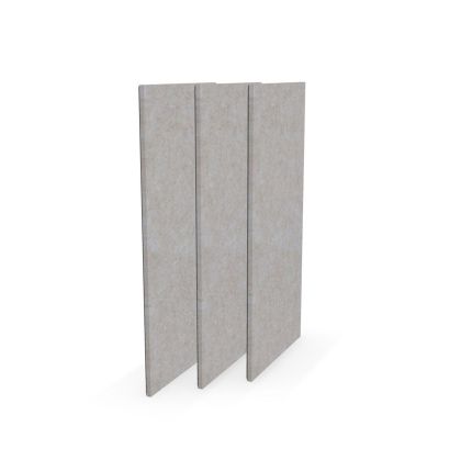 Акустично пано Narbutas Pet, правоъгълник, 200 х 400 х 9 mm, PET филц, 3 броя, светлобежово