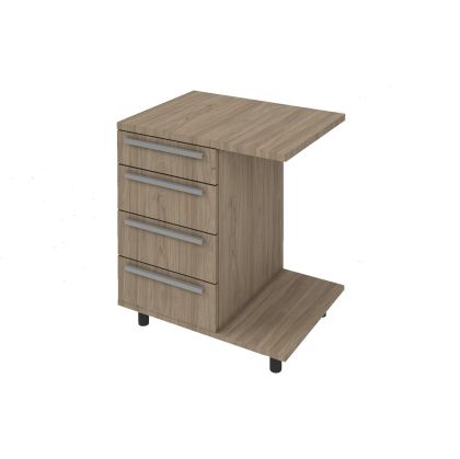 Офис контейнер PK1L, помощен, 66 x 50 x 74 cm, ПДЧ 18 mm, цвят лукс