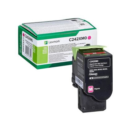 Оригинална тонер касета Lexmark C242XM0, C2325/C2425/C2535, 3500 страници/5%, Magenta