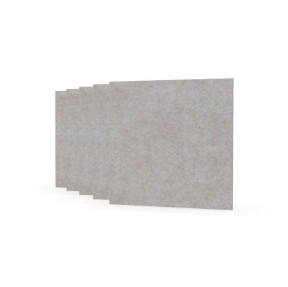 Акустично пано Narbutas Pet, квадрат, 200 х 200 х 9 mm, PET филц, 5 броя, светлобежово