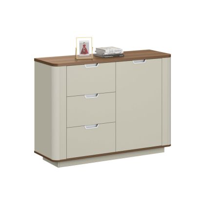 Шкаф RFG Elmaz, 1200 х 400 х 900 mm, ПДЧ, австралийски дъб и сиво