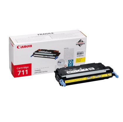 Оригинална тонер касета Canon CRG-711, LBP5300, 6000 страници/5%, Yellow