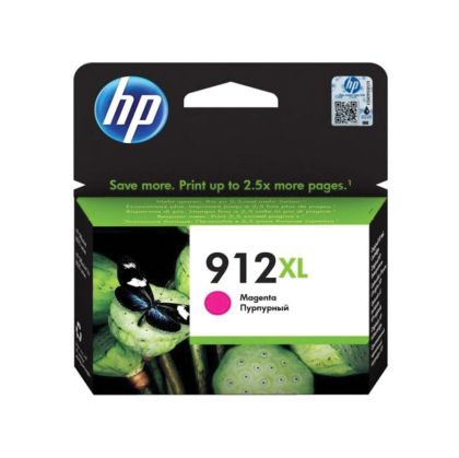Оригинален патрон HP 912XL, 3YL82AE, 825 страници/5%, Magenta