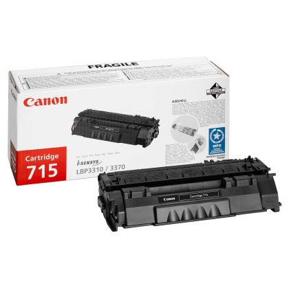 Оригинална тонер касета Canon CRG-715, 3000 страници/5%, Black