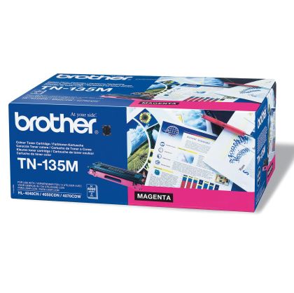 Оригинална тонер касета Brother TN-135M, 4000 страници/5%, Magenta