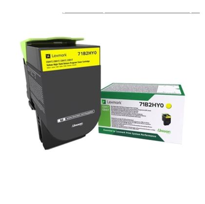Оригинална тонер касета Lexmark 71B2HY0, 3500 страници/5%, Yellow