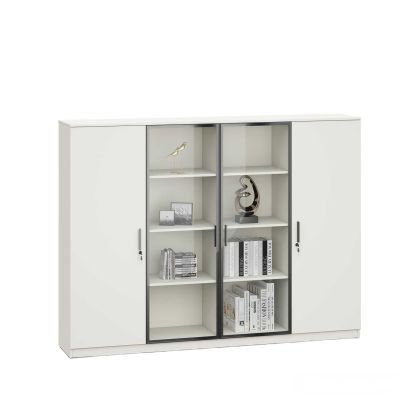 Шкаф RFG Monaco, 2000 х 400 х 1500 mm, ПДЧ, бял