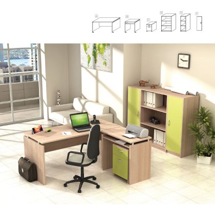 Врата за стелаж V7, височина 120 cm, ПДЧ, 1 брой