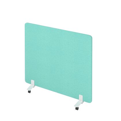 Шумоизолиращ преграден панел Narbutas Free Standing, свободностоящ, 1400 x 36 x 1200 mm, дамаска Velito Presto светла мента, ПДЧ 16 mm