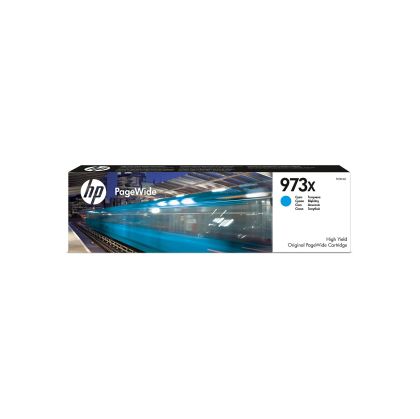 Оригинален патрон HP F6T81AE, 973X, PW, 452/477, 7000 страници/5%, Cyan