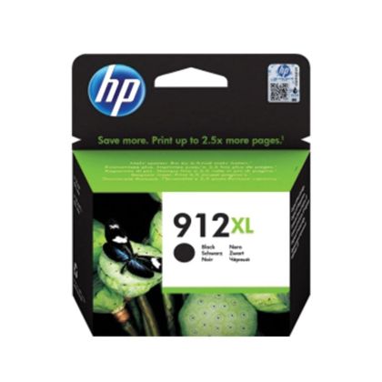 Оригинален патрон HP 912XL, 3YL84AE, 825 страници/5%, Black