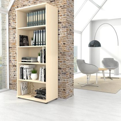 Шкаф Narbutas Uni, 800 x 425 x 1874 mm, ПДЧ 18 mm, меламин избелен дъб