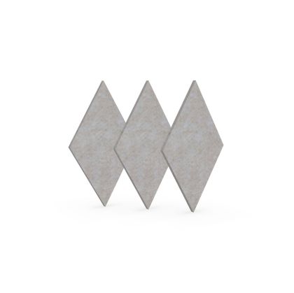 Акустично пано Narbutas Pet, диамант, 115 х 200 х 9 mm, PET филц, 3 броя, светлобежово