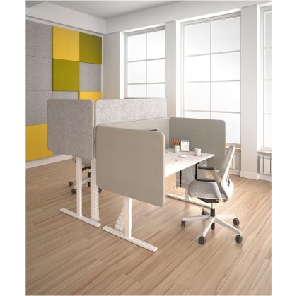 Шумоизолиращ стенен панел Modus Narbuta, 800 x 70 x 800 mm, дамаска Velito Presto светла мента, ПДЧ 16 mm