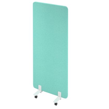 Шумоизолиращ преграден панел Narbutas Free Standing, свободностоящ, 800 x 36 x 1800 mm, дамаска Velito Presto светла мента, ПДЧ 16 mm