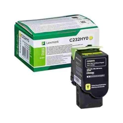 Оригинална тонер касета Lexmark C232HY0, C2325/C2425/C2535, 2300 страници/5%, Yellow