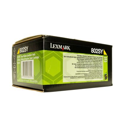 Оригинална тонер касета Lexmark CX310/410/510 80C2SY0, 2000 страници/5%, Yellow