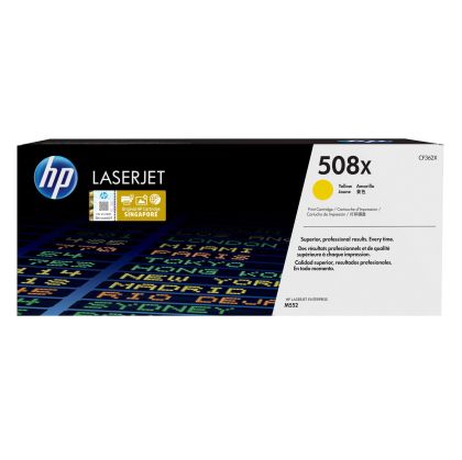 Оригинална тонер касета HP CF362X, 508X, 9500 страници/5%, Yellow
