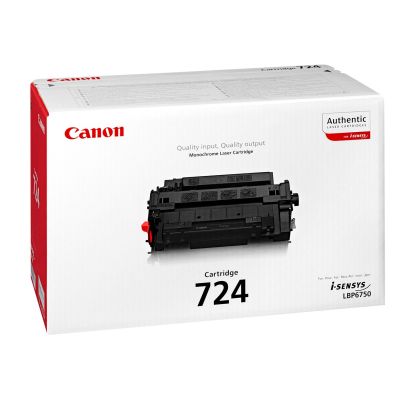 Оригинална тонер касета Canon CRG-724, LBP6750DN, 6000 страници/5%, Black