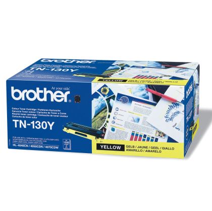 Оригинална тонер касета Brother TN130, HL4040/DPC9040, 1500 страници/5%, Yellow