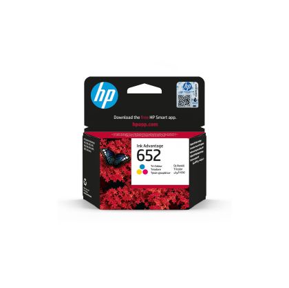 Оригинален патрон HP F6V24AE, NO652, 200 страници/5%, Color