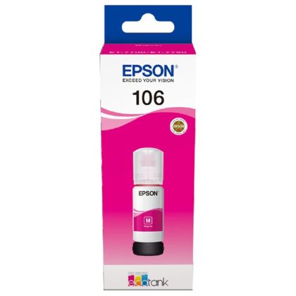 Оригинално мастило за принтер Epson 106 EcoTank, 5000 страници/5%, Magenta
