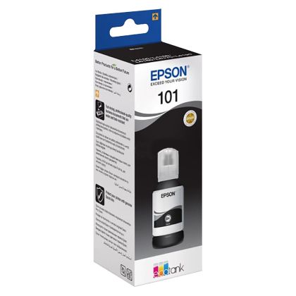 Оригинално мастило за принтер Epson 101, C13T03V14A, 7500 страници/5%, Black