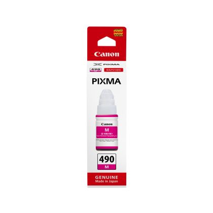 Оригинално мастило за принтер Canon GI-490, 7000 страници/5%, Magenta