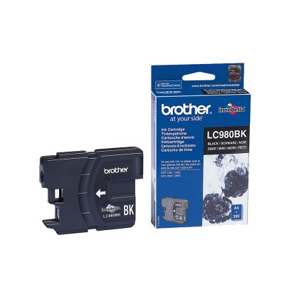 Оригинален патрон Brother LC980, 300 страници/5%, Black