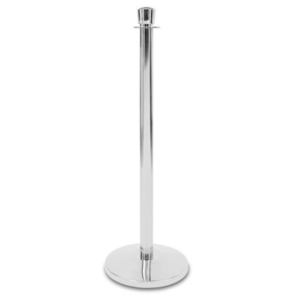 Ограничително колче Modern, хром, ш 320 mm, в 920 mm