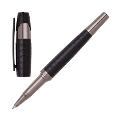 Hugo Boss Ролер Chevron, в кутия, черен