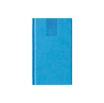 Календар-бележник Поло, седмичник, 9 x 16 cm, светлосин