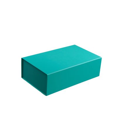 Office 1 Кутия Colorful, с магнитно затваряне, сгъваема, 35 х 20.5 х 11.3 cm, тюркоазена