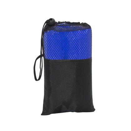 Office 1 Дъждобран Rainman, с качулка, в чанта с джоб, 140 x 203 cm, син