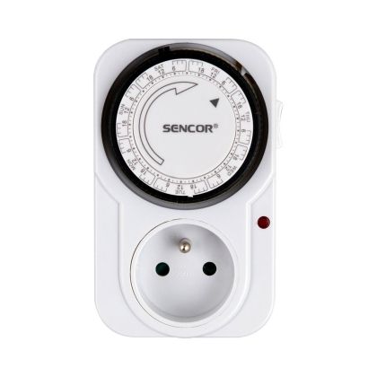 Контакт Sencor SST 11MW, механичен, с таймер, 3600 W, максимален ток 16 A