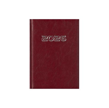 Календар-бележник Витоша, с дати, А5, бордо